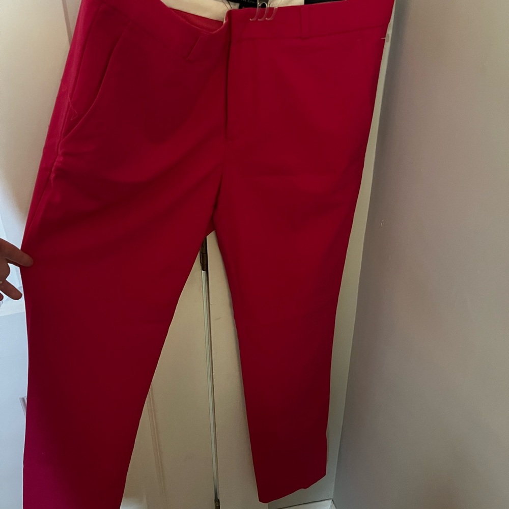 Banana Republic Hot Pink Dress Pants Straight Leg